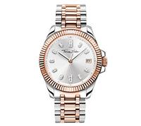 THOMAS SABO Femme Analogique Quartz Montre avec Bracelet en Acier Inoxydable WA0371-277-201-33 mm