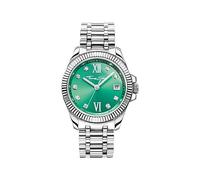 Thomas Sabo Montre pour Femme Divine Green avec Cadran en Vert argenté Acier, Acier Argenté WA0404-201-211