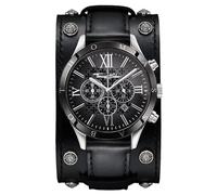 Thomas Sabo Montre pour Homme Rebel Icon Montre pour Homme Rebel Icon Cuir, Acier, Céramique Noir