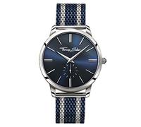 Thomas Sabo Montre pour Homme Rebel Spirit Argenté Bleu Analogique Quartz