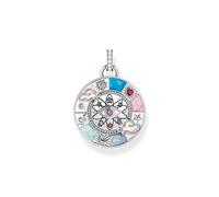Thomas Sabo PE962-340-7 Pendentif argenté avec roue de la fortune Femme