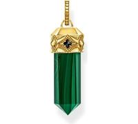 Thomas Sabo PE964-414-6 Pendentif chaîne Doré avec Malachite verte