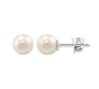 Thomas Sabo Pearl Stud Earrings Small 925 Sterling Silver H1430