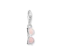 THOMAS SABO Pendentif à breloques en forme de lunettes de soleil avec pierres en argent sterling 925 recyclé 2027-041-9, taille unique, Argent sterling, Zircone cubique