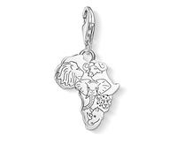 Thomas Sabo pendentif Charm Afrique Argent Sterling 925, Noirci