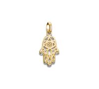 Thomas Sabo Pendentif 'Charm-Anhänger Hamsa - Connect Vergoldet' or, Taille 14 mm