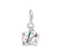 Thomas Sabo Pendentif Charm Argent sterling 925 noirci, émail à froid