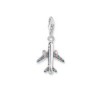 Thomas Sabo Pendentif femme Charm Avion 1914-342-7 Argent sterling 925, noirci