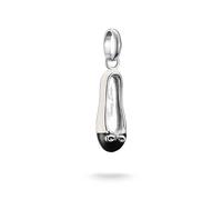 Thomas Sabo Pendentif Charm ballerine blanc crème Connect argent Argent 925 Recyclé, Émail À Froid