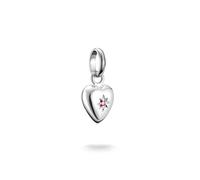 Thomas Sabo Pendentif Charm cœur avec étoile Connect argent Argent 925 Recyclé