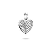 Thomas Sabo Pendentif Charm cœur pavé Connect argent Argent 925 Recyclé