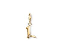 Thomas Sabo pendentif Charm lettre L or Argent Sterling 925 ; Plaqué Or Jaune 750