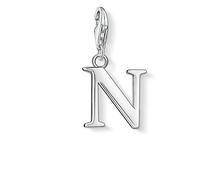 Thomas Sabo Femmes-Pendentif charm Lettre N Charm Club Argent Sterling 925 0188-001-12