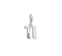 Thomas Sabo pendentif Charm lettre N argenté Argent Sterling 925, Noirci