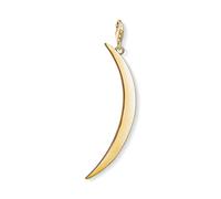 Thomas Sabo pendentif Charm lune or Argent Sterling 925 ; Plaqué Or Jaune 18 Carats