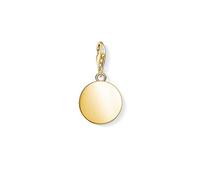 Thomas Sabo pendentif Charm médaille Argent Sterling 925 ; Plaqué Or Jaune 18 Carats