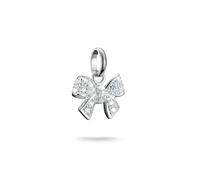 Thomas Sabo Pendentif Charm nœud avec pierres blanches Connect argent Argent 925 Recyclé