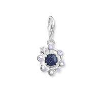 THOMAS SABO 2040-664-32 Pendentif en forme de phases de lune avec imitation grès et argent sterling 925 recyclé, taille unique, Argent sterling, grès