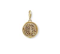 Thomas Sabo pendentif Charm Scorpion Argent Sterling 925 ; Plaqué Or Jaune 18 Carats