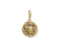 Thomas Sabo pendentif Charm Taureau Argent Sterling 925 ; Plaqué Or Jaune 18 Carats