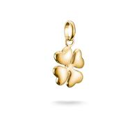 Thomas Sabo – Pendentif Charm CC1236-413-39 – Trèfle 3D Connect – Plaqué Or 18 Carats – Argent 925