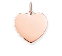 Thomas Sabo pendentif cœur Argent Sterling 925 ; Plaqué Or Rose 18 Carats