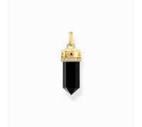 THOMAS SABO Pendentif en chaîne Onyx doré PE955-177-11