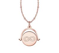 Thomas Sabo - Pendentif femme or rose chaîne infinie avec diamant. Diamant plaqué argent blanc D_Lbke0001-923-14-L45V - Femme - Accessoires - Rose - Taille: ONE Size
