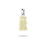 THOMAS SABO Charm ours doré blanc - Connect Charm en argent 925 recyclé avec verre en cristal