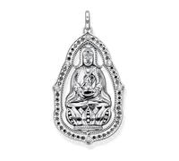 Thomas Sabo - Pendentif Madonna Noir Blanc Argent - unisex - Accessoires - Gris - Taille: ONE Size