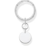 Thomas Sabo Porte-clés médaille argent Argent Sterling 925, Noirci