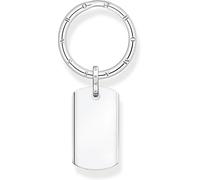 Thomas Sabo Porte-clés tag argent Argent Sterling 925, Noirci