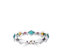 THOMAS SABO Ring Farbige Steine 925 Sterling Silber TR2229-984-7-52