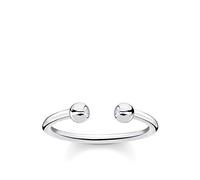 THOMAS SABO Ring Kugeln mit Steinen silber 925 Sterling Silber TR2319-051-14-58