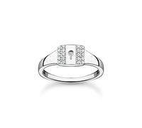THOMAS SABO Ring Schloss 925 Sterling Silber TR2372-051-14-48