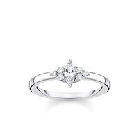 THOMAS SABO Ring Vintage weiße Steine silber 925 Sterling Silber TR2325-051-14-54