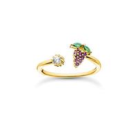 THOMAS SABO Ring Weintraube gold vergoldetes Silber TR2354-971-7-58