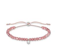 Thomas Sabo Rosa Perlen mit weißem Stein A1987-401-9-L20v Bracelet pour Femmes