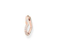 Thomas Sabo Single Creole Heart with White Stones 925 Sterling Silver CR693