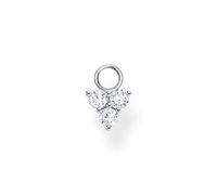 Thomas Sabo single earring pendant white stones 925 sterling silver EP008
