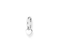 Thomas Sabo single hoop earrings with heart pendant 925 sterling silver CR696