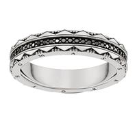 Thomas Sabo Unisexe Bague Argent Sterling 925, Noirci TR2106-643-11