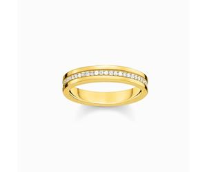 Thomas Sabo - TR2117-414-14-54 - Bague - Femmes - 925er Argent plaquÃ© or jaune - taille de la bague 54