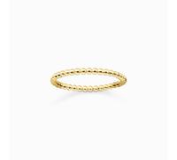 THOMAS SABO TR2122-413-12-60 Bague en argent sterling 925 recyclé plaqué or 18 carats Taille 60, Métal précieux, Sans