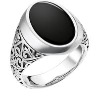 Thomas Sabo TR2242-698-11 Anneau hommes noir argent sterling Gr. 56