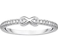 THOMAS SABO Ring Infinity mit weißen Steinen silber 925 Sterling Silber TR2322-051-14-56