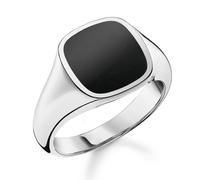 Thomas Sabo TR2332-024-11 Bague sceau Hommes Classique Onyx Noir Argent Gr. 64