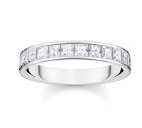 Thomas Sabo TR2358-051-14 Bague-bracelet femme pierres blanches pavé argent, 52/16,6