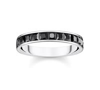 Thomas Sabo TR2358-643-11 Bague-bracelet femme pierres noires, 56/17,8