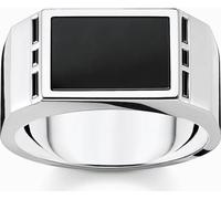 Thomas Sabo TR2387-027-11 Bague homme argent/noir, 62/19,7